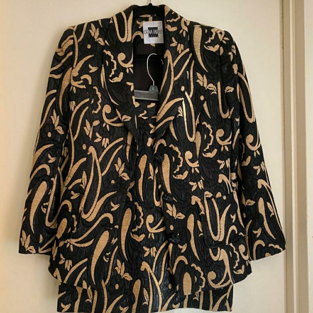 Orna Farho Two Piece Blazer and Skirt